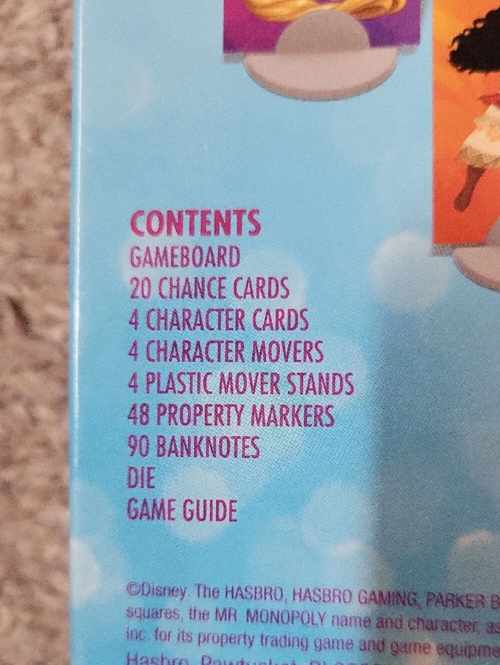 Hasbro MONOPOLY Junior Disney Princess Board Game